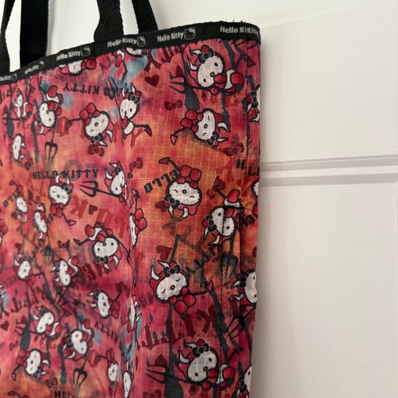Hello Kitty - Little Devil - Nylon Tote Bag - Picture 4 of 8